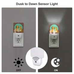 Night Light Set Of 2, A Dog And A Cat Are Sitting Next To Each Other. -Cute Night Light Shop ba29fa04a6da6b01ab792b9175b1f00d0a03adfb
