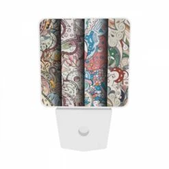 Night Light Set Of 2, Three Colorful Artworks Are Displayed Side By Side. -Cute Night Light Shop ba695fc6a4cea76aa2a45a560626dfb7f5130012