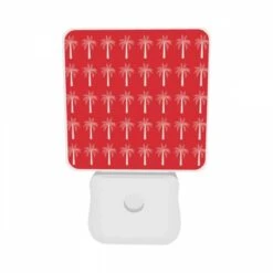 Night Light Set Of 2, A Pattern Of Palm Trees On A Red Background. 9 Night Light Set Of 2, A Pattern Of Palm Trees On A Red Background. -Cute Night Light Shop bc37ea63109459e73b5e05de79cf6a03a012db3e