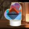 Love Acrylic Night Light, A Colorful Image Of Leaves And Flowers With The Word "summer" Written In The Middle. -Cute Night Light Shop bcb80b1848a189dc84fdf5467cac72dd01ba4d3a