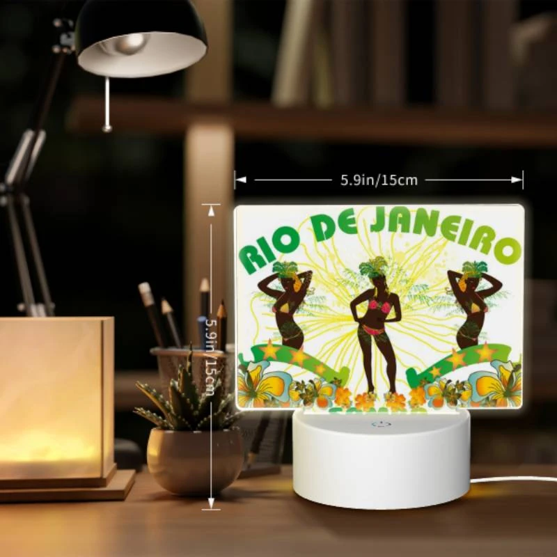 Rectangular Acrylic Night Light, A colorful advertisement for Rio de Janeiro. Rectangular Acrylic Night Light, A Colorful Advertisement For Rio De Janeiro. -Cute Night Light Shop bcca89e9724551b1aab7d9b71fe7ae9e574234fa