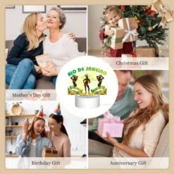 Rectangular Acrylic Night Light, A Colorful Advertisement For Rio De Janeiro. 9 Rectangular Acrylic Night Light, A Colorful Advertisement For Rio De Janeiro. -Cute Night Light Shop be37c22ed4932c0eb67b87981bb9a117d0eed8df