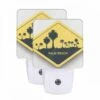 Night Light Set Of 2, A Yellow Sign With The Words "Palm Beach" Written On It. -Cute Night Light Shop bf95928886cb0dffe2df5ddd9a4091a21cc7c3ae