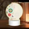Round Acrylic Night Light, A Colorful Floral Design With Hearts And Butterflies. 1 Round Acrylic Night Light, A Colorful Floral Design With Hearts And Butterflies. -Cute Night Light Shop bfbe357322aebe0d9414c9b24ab0d2bc5234c7de