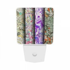 Night Light Set Of 2, Three Colorful Paintings Are Displayed Side By Side. -Cute Night Light Shop c1a748564dc5fa038df4c5464efe99412d3da151