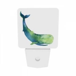 Night Light Set Of 2, A Blue And Green Whale Is Laying On The Ocean Floor. -Cute Night Light Shop c31d877faa6682eaf36056a71680c74f7cb80c9e