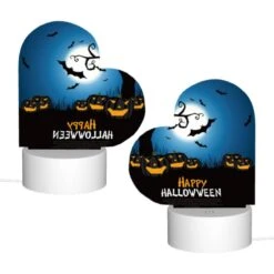 Love Acrylic Night Light, A Tree With A Full Moon In The Background And A Bunch Of Pumpkins Around It. 3 Love Acrylic Night Light, A Tree With A Full Moon In The Background And A Bunch Of Pumpkins Around It. -Cute Night Light Shop c3ae6f8316188fdfee972316708c3f0dd82158fb