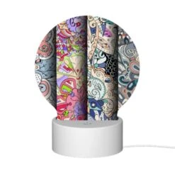 Round Acrylic Night Light, Four Different Colored Designs Of Swirls And Patterns. -Cute Night Light Shop c3ef2206c93e25180d7c938a38e43d9809f19ea1