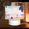 Rectangular Acrylic Night Light, A Family Is Enjoying A Day At The Beach -Cute Night Light Shop c408727a1c9bbc0be81f4ef4d56322d7361b3814