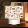 Rectangular Acrylic Night Light, A Colorful Floral Pattern With Orange -Cute Night Light Shop c4bebaa6eaa15c21c3bde8c6584aad8c0c4cf102