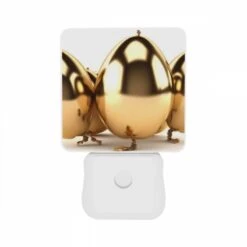 Night Light Set Of 2, A Group Of Gold Eggs Are Sitting On A White Background. 10 Night Light Set Of 2, A Group Of Gold Eggs Are Sitting On A White Background. -Cute Night Light Shop c5ea8f7fb071ef6040ac337cd6214f1c883d9911