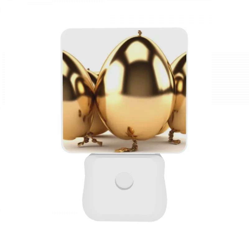 Night Light Set of 2, A group of gold eggs are sitting on a white background. Night Light Set Of 2, A Group Of Gold Eggs Are Sitting On A White Background. -Cute Night Light Shop c5ea8f7fb071ef6040ac337cd6214f1c883d9911