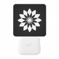 Night Light, A Black And White Flower Design. 10 Night Light, A Black And White Flower Design. -Cute Night Light Shop c6a98511570bc04fe599e4c32ca9865e1142fe07