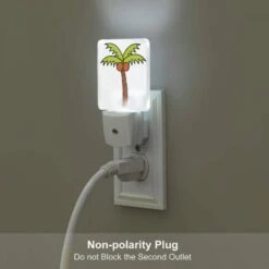 Night Light, A Cartoon Drawing Of A Palm Tree With Two Orange Fruits On Top. -Cute Night Light Shop c6e8c2ba70f8f92c69e5eb79e92d0571707acd65