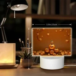 Rectangular Acrylic Night Light, A Bunch Of Pumpkins Are Hanging From Strings 7 Rectangular Acrylic Night Light, A Bunch Of Pumpkins Are Hanging From Strings -Cute Night Light Shop c70dc126e00ed71d06723b75f4cb2bd8b2d51154