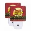 Night Light Set Of 2, A Red Background With A Yellow And Red Banner That Says "Happy Halloween." 2 Night Light Set Of 2, A Red Background With A Yellow And Red Banner That Says "Happy Halloween." -Cute Night Light Shop c96cb77e28262e693ec57bc3523159306949cbef