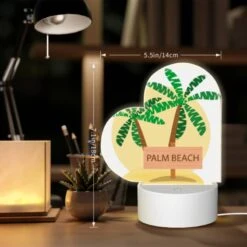 Love Acrylic Night Light, A Sign That Says Palm Beach. -Cute Night Light Shop c995fcd0fb68d874ce924f94bc362d9763af6990