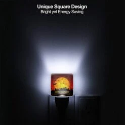 Night Light, A Halloween Poster With A Moon And Bats. -Cute Night Light Shop ca7d59c07ba439730303037beed16b71482601d4