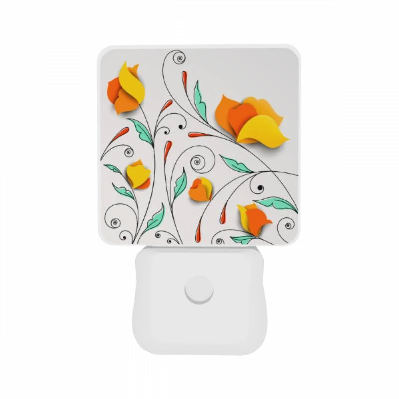 Night Light Set of 2, A colorful flower design with yellow Night Light Set Of 2, A Colorful Flower Design With Yellow -Cute Night Light Shop cac85c1bc0c84ff0f13db807d19050cac7324432