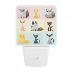 Night Light, A Collection Of Cats In Various Colors And Poses. -Cute Night Light Shop cb05f58737fb3735cb543826f94c1986f2daf6fa