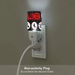 Night Light, A Halloween Sign With Four Different Images Of Witches And Bats. -Cute Night Light Shop cce0f88be2b6a3a71399b6d324572f37c5b63928