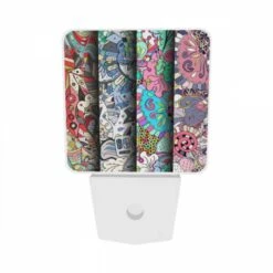 Night Light Set Of 2, Four Colorful And Artistic Designs Are Displayed Side By Side. -Cute Night Light Shop cd181171b09130886aa14ebc2e3052ccd2349a2a