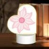 Love Acrylic Night Light, A Pink Flower With A White Center. -Cute Night Light Shop cdd700b6a4710c6da957aaed63ada35e6f6fb4fa