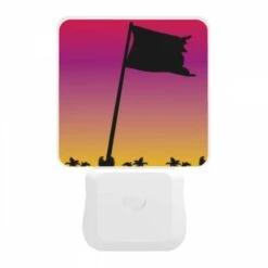 Night Light, A Black Flag Is Flying In The Wind. -Cute Night Light Shop ce0b3935eb3c021ee5df7bd94ef8d56172a6acbd