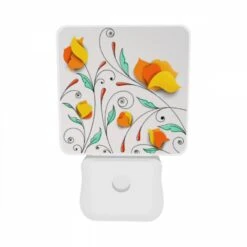 Night Light Set Of 2, A Colorful Flower Design With Yellow 8 Night Light Set Of 2, A Colorful Flower Design With Yellow -Cute Night Light Shop cfd19210332a7f54334394d7bee64dbbead2b3f2