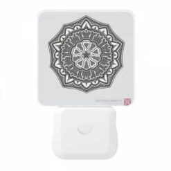 Night Light, A Black And White Drawing Of A Flower. -Cute Night Light Shop cff4cfd3973cc5a8902b3a7fb6f1802e0ef03545