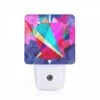 Night Light, A Colorful Abstract Art Piece With A Blue Background. -Cute Night Light Shop d00dc7d31d97b505dd0bb92ccd715956cde6d484