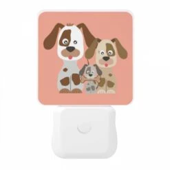 Night Light, Two Dogs And A Puppy Are Standing Together. -Cute Night Light Shop d02a585c58a2b40a48d5ef0b157bdeb92f33911f