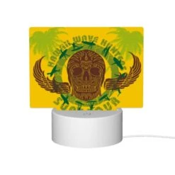 Rectangular Acrylic Night Light, A Colorful Surfboard Tour Logo. -Cute Night Light Shop d0ca3bb8c440134b9ef5181ed27ccb36cea221a0