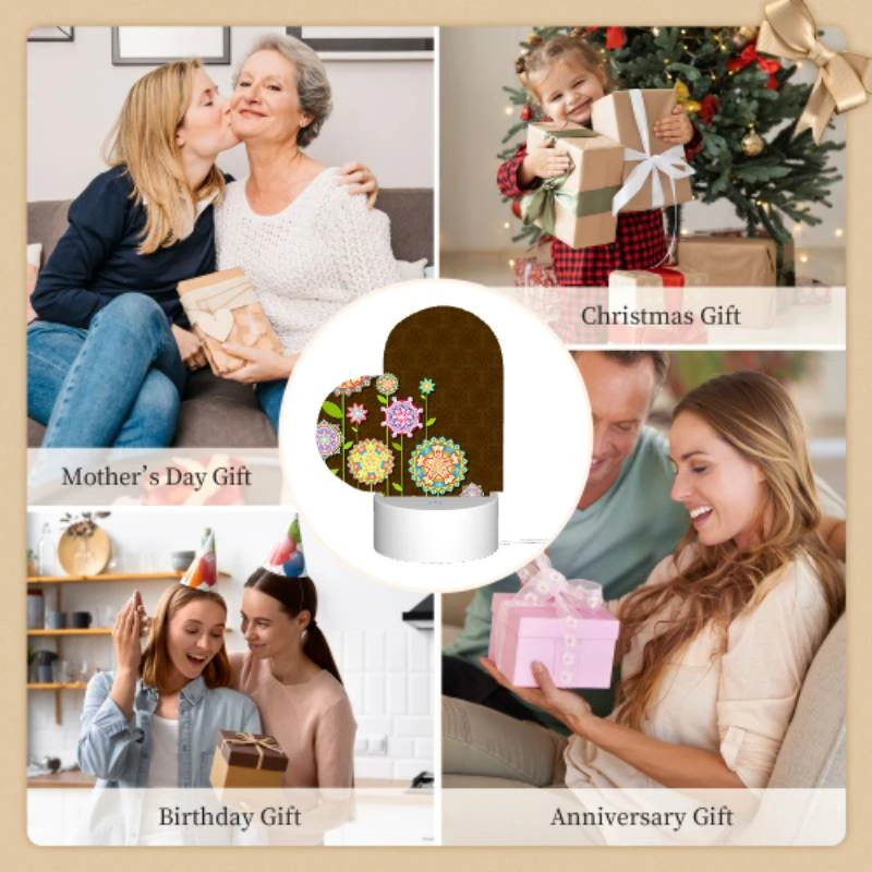 Love Acrylic Night Light, A colorful flower arrangement with a green stem. Love Acrylic Night Light, A Colorful Flower Arrangement With A Green Stem. -Cute Night Light Shop d1304af70a879580ae84a7c4f297199aeca3f264