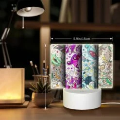 Rectangular Acrylic Night Light, Three Colorful Designs Of A Flower Are Displayed. 7 Rectangular Acrylic Night Light, Three Colorful Designs Of A Flower Are Displayed. -Cute Night Light Shop d1a664ca06e870dfad1f82353614e7af89ca4025
