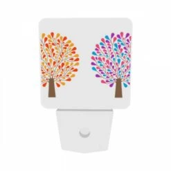 Night Light Set Of 2, Two Trees With Different Colored Leaves. -Cute Night Light Shop d1c336b18aea47aae3ed86db831f8a055fadc75d