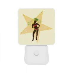Night Light Set Of 2, A Woman In A Bikini Is Standing In Front Of A Star. 10 Night Light Set Of 2, A Woman In A Bikini Is Standing In Front Of A Star. -Cute Night Light Shop d21ae6e7537336615bb268c2442ec5a0c3f95b47