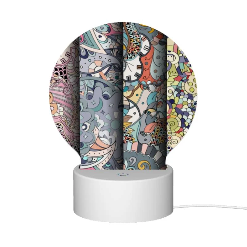 Round Acrylic Night Light, Three colorful clocks are displayed on a wall. Round Acrylic Night Light, Three Colorful Clocks Are Displayed On A Wall. -Cute Night Light Shop d2628a1ecf8ee819045cbdd1724997a2392280ff