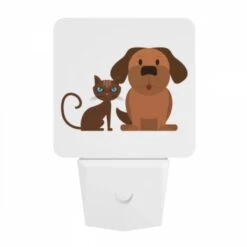 Night Light, A Cat And A Dog Are Sitting Next To Each Other. -Cute Night Light Shop d26c3ef75370f9691ba0656d05d45f019de817d8