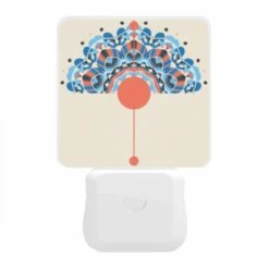 Night Light, A Colorful Design With A Red Circle In The Center. -Cute Night Light Shop d308b49d00c2fdb07565c515e0fdee06b3b76dfb