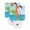 Night Light Set Of 2, A Woman In A Bikini Is Standing On A Beach. -Cute Night Light Shop d3e05eb7639b722ca41cb4632180d0a3ebc3abb1