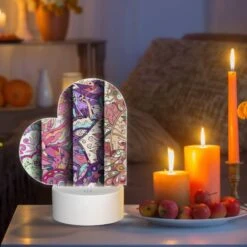 Love Acrylic Night Light, Three Colorful Designs Are Displayed On A Wall. -Cute Night Light Shop d71c437f27f6381de0676833e63ce4ae45dab2ba