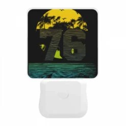 Night Light, A Black And White Image Of A Shark In The Ocean. -Cute Night Light Shop d777dfd527825472b5852365c2fa554ba98552ea