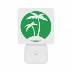 Night Light Set Of 2, A Green Circle With Two Palm Trees In It. 10 Night Light Set Of 2, A Green Circle With Two Palm Trees In It. -Cute Night Light Shop d7898858e59f1fcc9bbd83f4932a816141ea3b51