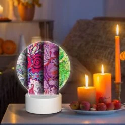 Round Acrylic Night Light, Three Colorful Designs Are Displayed On A Row. -Cute Night Light Shop d89d970e315df04ac7f3f7acda91a99a98a085e0