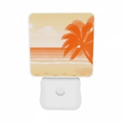 Night Light Set Of 2, A Palm Tree Is On The Beach. -Cute Night Light Shop d9ee5509a9d8134c59e688d9ce09d77cbeaa6d28