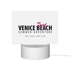 Rectangular Acrylic Night Light, A Logo For The West Coast Surf Club. -Cute Night Light Shop daa4cdfee85bcc2e2363f0825eb54fe2c38fd4de