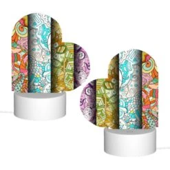 Love Acrylic Night Light, Three Colorful Designs Are Displayed On A Wall. -Cute Night Light Shop db236338a978dc83e9e066545059f9910b648058