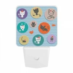 Night Light, A Collection Of Cat-themed Stickers 9 Night Light, A Collection Of Cat-themed Stickers -Cute Night Light Shop db399f1aa97948409e66dc8f7a2622733876ed38