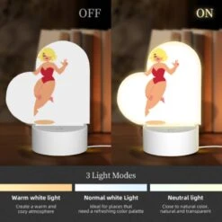 Love Acrylic Night Light, A Cartoon Woman Wearing A Red Bikini And A Red Wig Is Jumping In The Air. 4 Love Acrylic Night Light, A Cartoon Woman Wearing A Red Bikini And A Red Wig Is Jumping In The Air. -Cute Night Light Shop dd74a415b7952aad4868d22a3cae2d7d287e767d